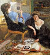 Robert Breyer Women Reading USA oil painting artist